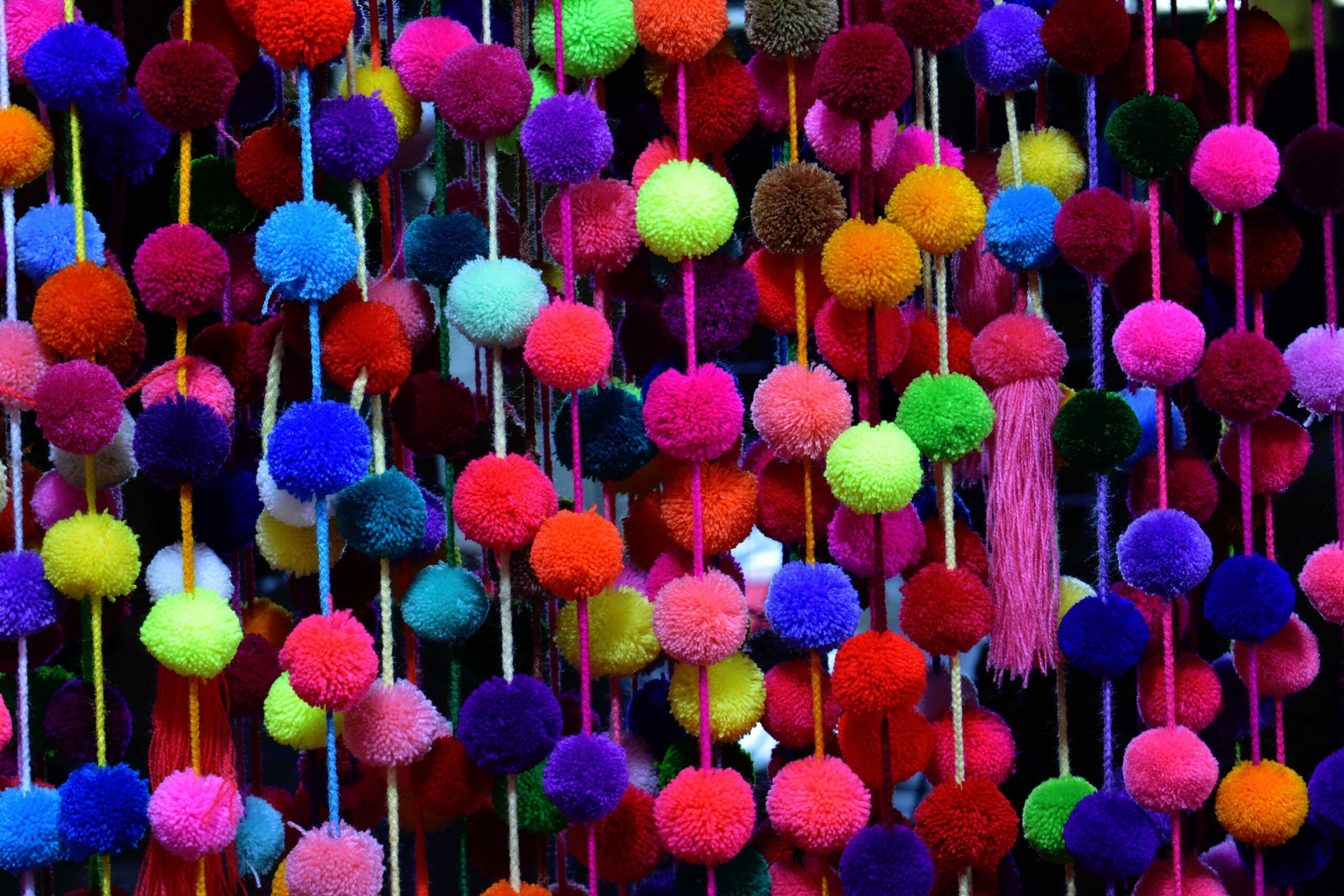 Basteln mit Pompons